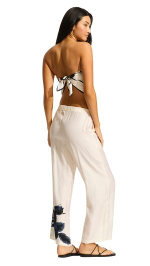 sku: 55486-PA | Brand: Seafolly  | Size: Small Medium Large  | Colors: Черный/экрю  | Бренды Seafolly | Пляжная одежда | Title: Брюки