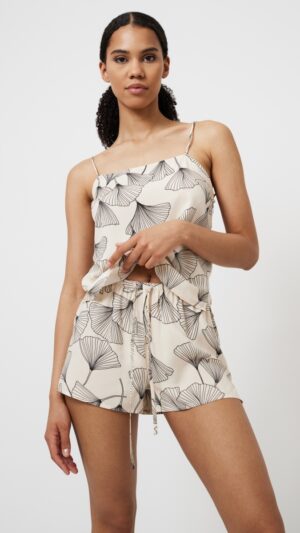 sku: SEONA | Brand: Aruelle  | Size: Small Medium Large  | Colors: Экрю  | Бренды Aruelle | Домашняя одежда Пижамы | Title: Пижама с шортами SEONA