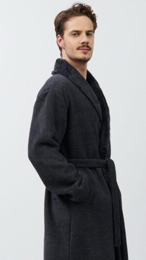 sku: GREGOR | Brand: Aruelle  | Size: Small Medium Large XLarge XXLarge  | Colors: Графит  | Бренды Aruelle | Мужская коллекция Халаты | Title: Халат GREGOR