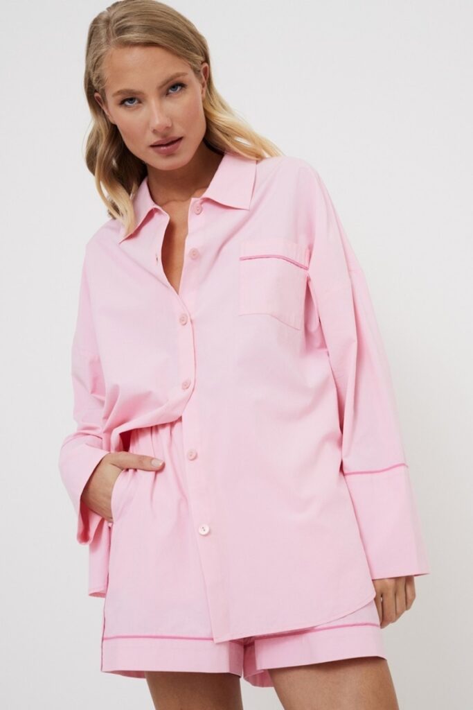 sku: PENELOPE | Brand: Aruelle  | Size: XSmall Small Medium Large XLarge XXLarge  | Colors: Розовый  | Бренды Aruelle | Домашняя одежда Костюмы | Title: Комплект с шортами PENELOPE