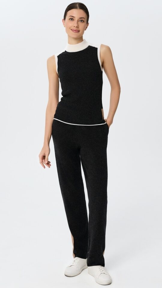 sku: W25-00CH0510 | Brand: Marc Andre  | Size: 36 38 40 42 44 46  | Colors: Черный  | Бренды Marc&Andre | Кашемир Брюки | Title: Брюки URBAN BLOCK