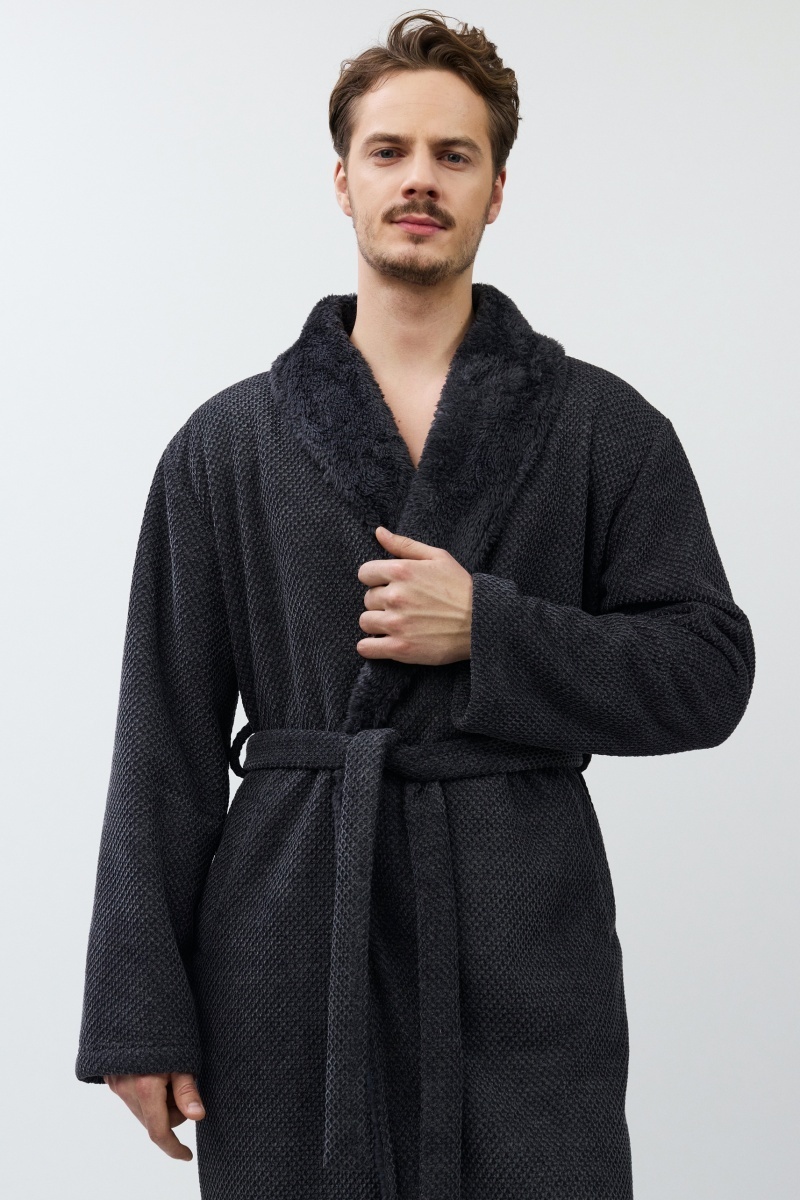 sku: GREGOR | Brand: Aruelle  | Size: Small Medium Large XLarge XXLarge  | Colors: Графит  | Бренды Aruelle | Мужская коллекция Халаты | Title: Халат GREGOR