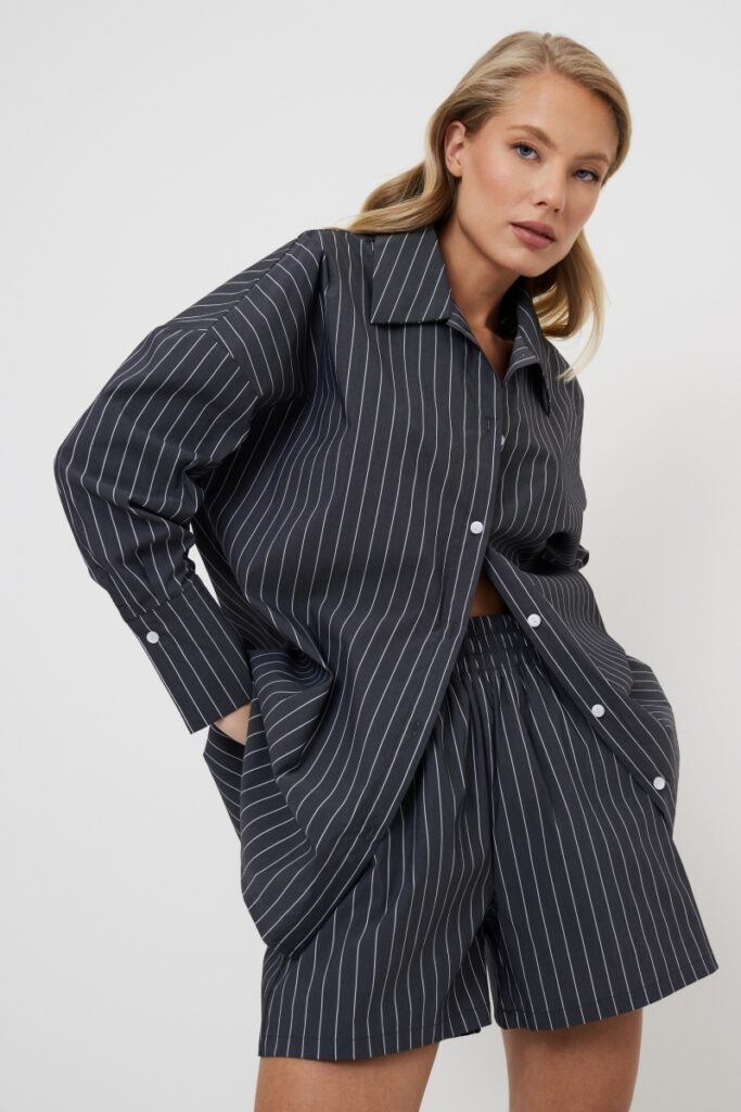 sku: MELISANDE | Brand: Aruelle  | Size: XSmall Small Medium Large XLarge XXLarge  | Colors: Графит  | Бренды Aruelle | Домашняя одежда Костюмы | Title: Комплект с шортами MELISANDE