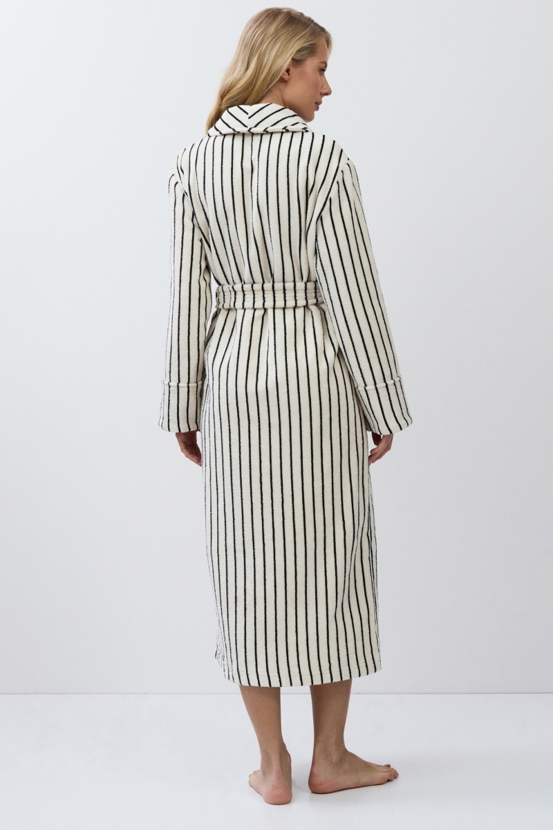 sku: LANA | Brand: Aruelle  | Size: XSmall Small Medium Large XLarge XXLarge  | Colors: Кремовый/Черный  | Бренды Aruelle | Домашняя одежда Халаты | Title: Халат LANA