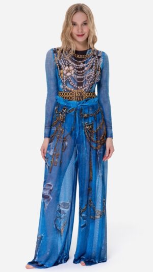 sku: 25002016 | Brand: RoDaSoleil  | Size: Onesize  | Colors: Цветной  | Бренды RoDaSoleil | Пляжная одежда | Title: Брюки ДЖИНС