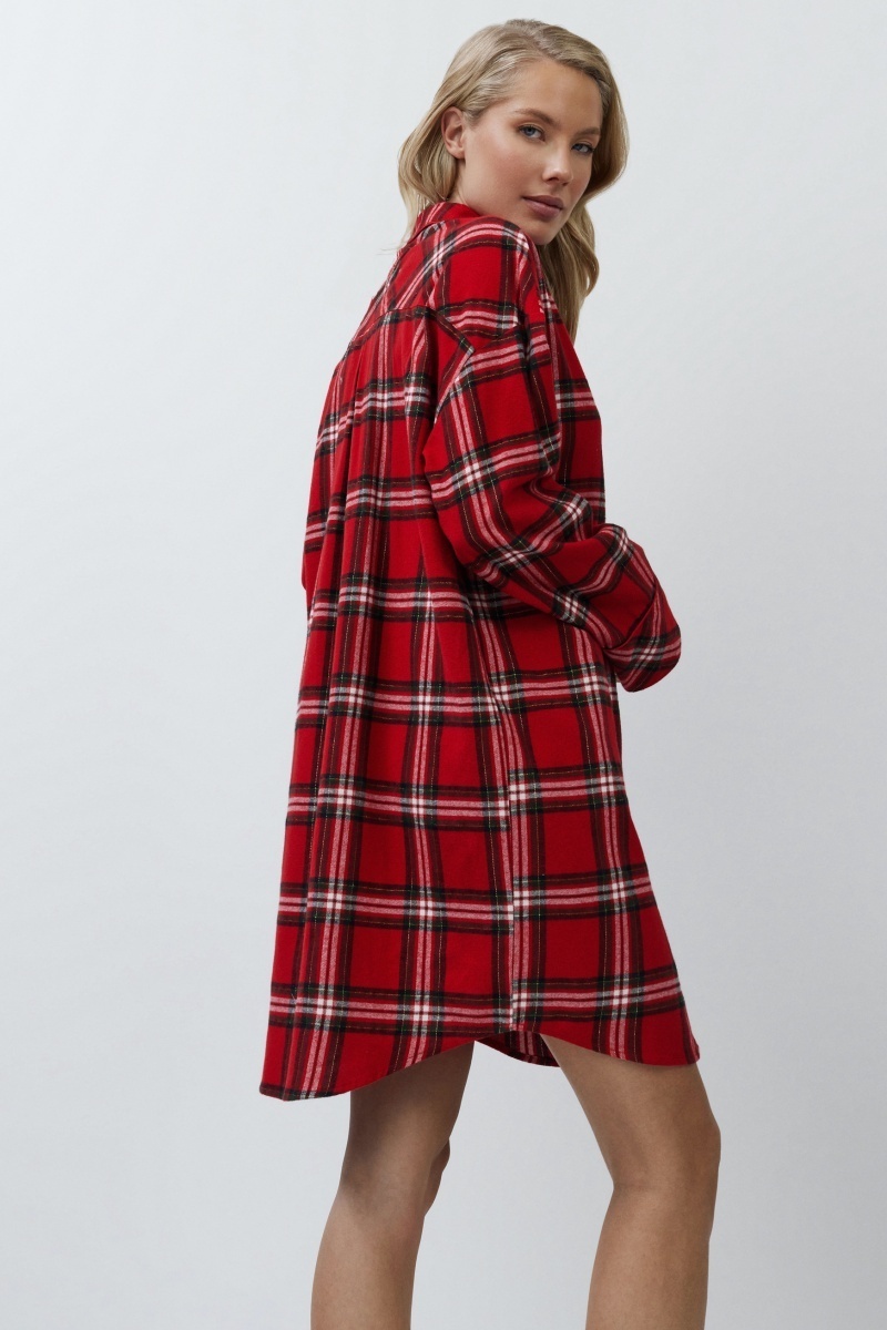 sku: BELL | Brand: Aruelle  | Size: XSmall Small Medium Large XLarge XXLarge  | Colors: Красный  | Бренды Aruelle | Домашняя одежда Сорочки | Title: Сорочка BELL