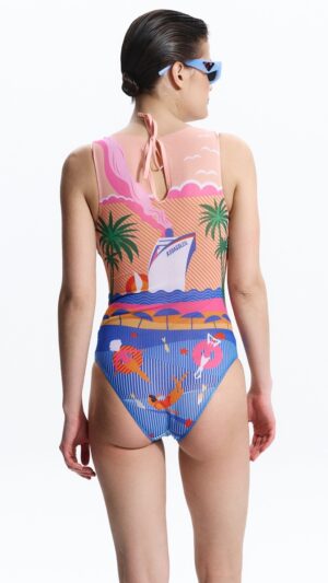 sku: 25001132 | Brand: RoDaSoleil  | Size: XSmall Small Medium Large XLarge  | Colors: Цветной  | Бренды RoDaSoleil | Купальники Слитные | Title: Слитный купальник ПОРТОФИНО