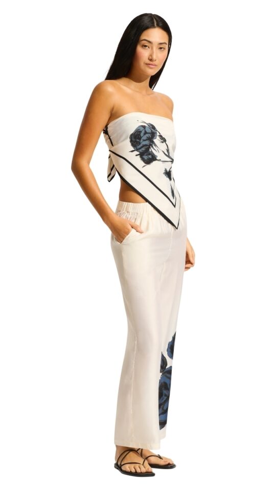 sku: 55486-PA | Brand: Seafolly  | Size: Small Medium Large  | Colors: Черный/экрю  | Бренды Seafolly | Пляжная одежда | Title: Брюки