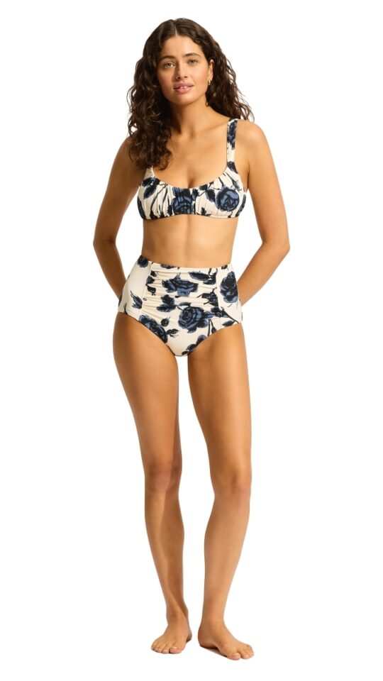 sku: 40304-234 | Brand: Seafolly  | Size: Small Medium Large  | Colors: Черный/экрю  | Бренды Seafolly | Купальники Раздельные | Title: Трусы