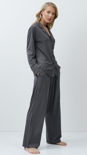 sku: CADANCE GREY | Brand: Aruelle  | Size: XSmall Small Medium Large XLarge XXLarge  | Colors: Темно-Серый  | Бренды Aruelle | Домашняя одежда Пижамы | Title: Пижама с брюками CADANCE GREY