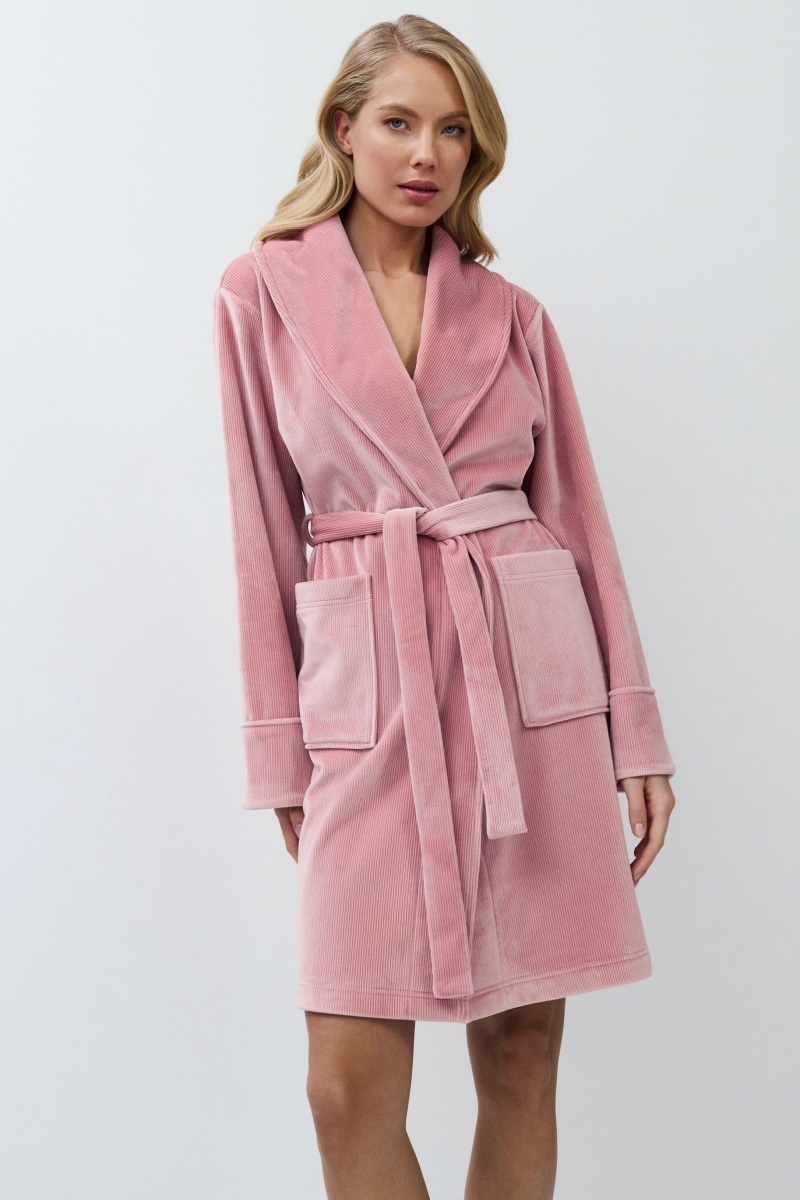 sku: VEA | Brand: Aruelle  | Size: XSmall Small Medium Large XLarge  | Colors: Розовый  | Бренды Aruelle | Домашняя одежда Халаты | Title: Халат VEA