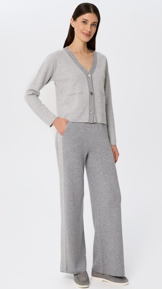 sku: W25-00CH0210 | Brand: Marc Andre  | Size: 36 38 40 42 44 46  | Colors: Серый  | Бренды Marc&Andre | Кашемир Брюки | Title: Брюки ETERNAL WAVES