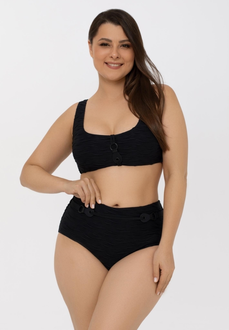 sku: L2508-ZP-HWB | Brand: Marc Andre  | Size: 36 38 40 42 44 46  | Colors: Черный  | Бренды Marc&Andre | Купальники Раздельные | Title: Трусы FRENCH CODE