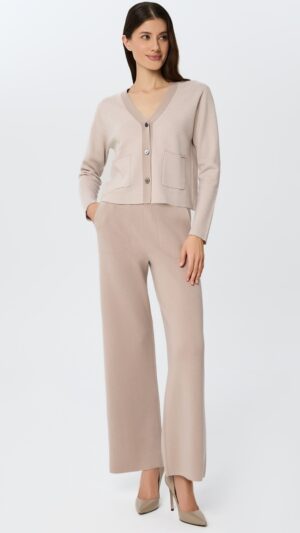 sku: W25-00CH0110 | Brand: Marc Andre  | Size: 36 38 40 42 44 46  | Colors: Бежевый  | Бренды Marc&Andre | Кашемир Брюки | Title: Брюки ETERNAL WAVES