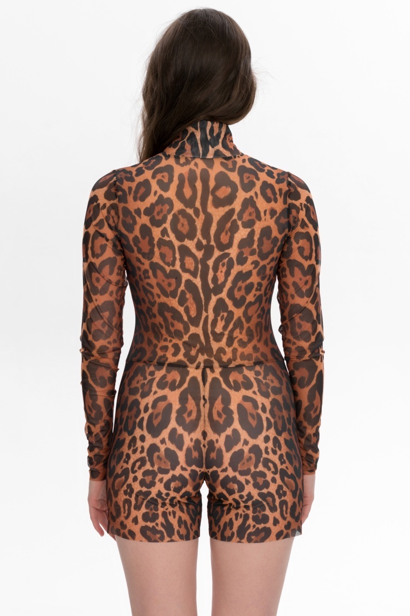 sku: 25004625 | Brand: RoDaSoleil | Size: Small Medium Large | Colors: Леопард | Бренды RoDaSoleil | Пляжная одежда | Title: Полукомбинезон ЛЕОПАРД 25