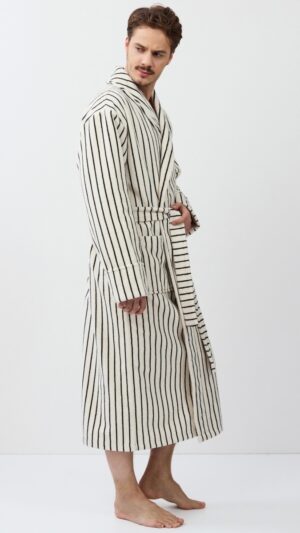 sku: LANA | Brand: Aruelle  | Size: Small Medium Large XLarge XXLarge  | Colors: Кремовый/Черный  | Бренды Aruelle | Мужская коллекция Халаты | Title: Халат LANA