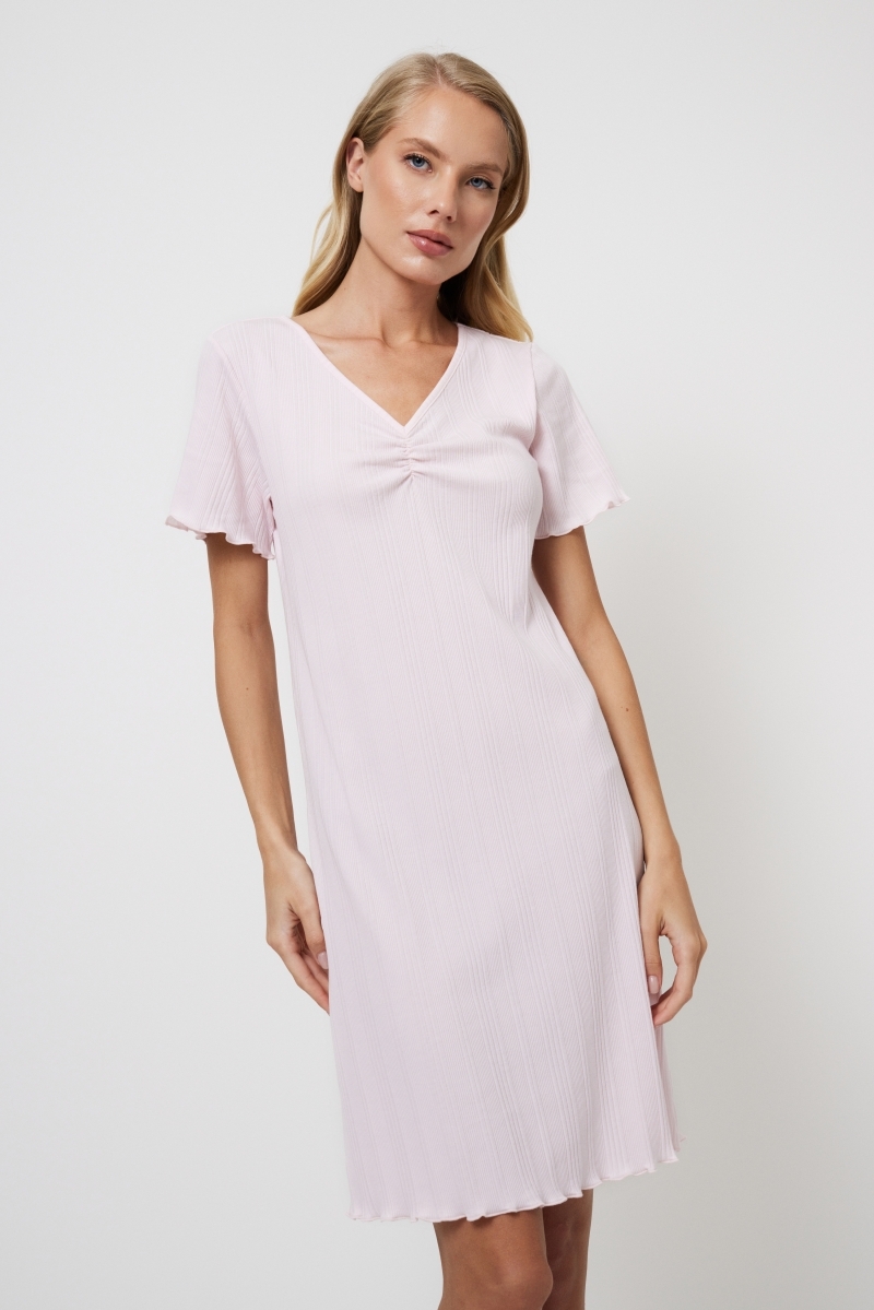 sku: AMARIS | Brand: Aruelle  | Size: XSmall Small Medium Large XLarge XXLarge  | Colors: Светло-Розовый  | Бренды Aruelle | Домашняя одежда Сорочки | Title: Сорочка AMARIS