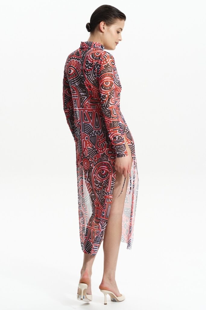 sku: 25004735 | Brand: RoDaSoleil  | Size: XSmall Small Medium Large XLarge  | Colors: Цветной  | Бренды RoDaSoleil | Пляжная одежда | Title: Платье - туника DOODLING
