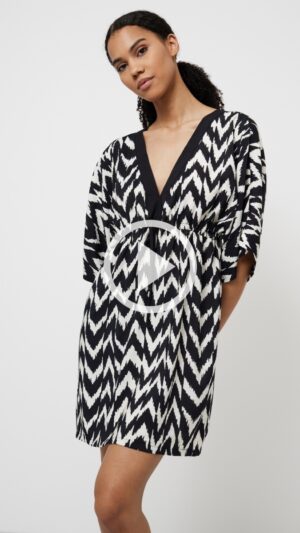 sku: ZAILA | Brand: Aruelle  | Size: XSmall Small Medium Large XLarge XXLarge  | Colors: Черный-белый  | Бренды Aruelle | Пляжная одежда | Title: Платье ZAILA