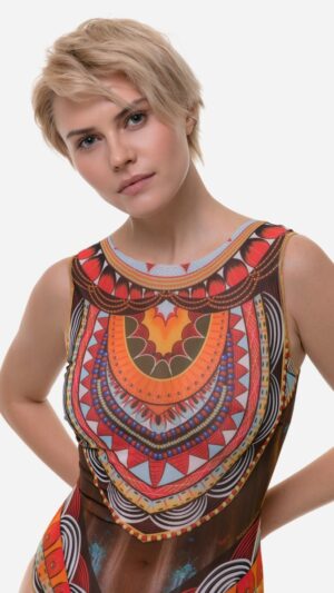 sku: 21001121 | Brand: RoDaSoleil  | Size: XSmall Small Medium Large XLarge  | Colors: Цветной  | Бренды RoDaSoleil | Купальники Слитные | Title: Слитный купальник АФРИКА