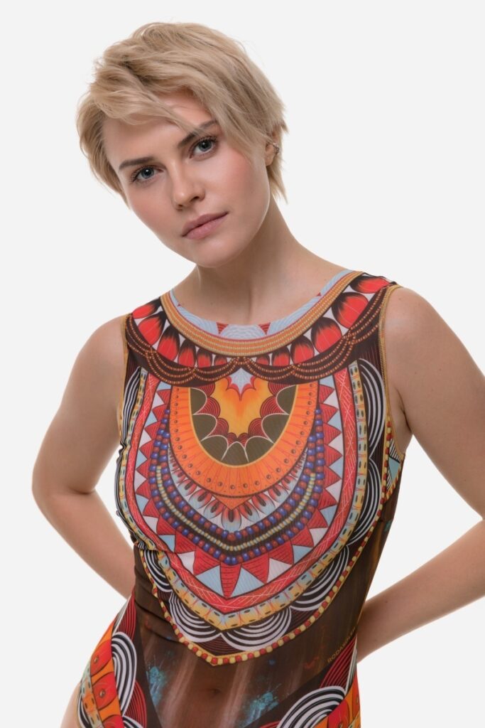 sku: 21001121 | Brand: RoDaSoleil  | Size: XSmall Small Medium Large XLarge  | Colors: Цветной  | Бренды RoDaSoleil | Купальники Слитные | Title: Слитный купальник АФРИКА