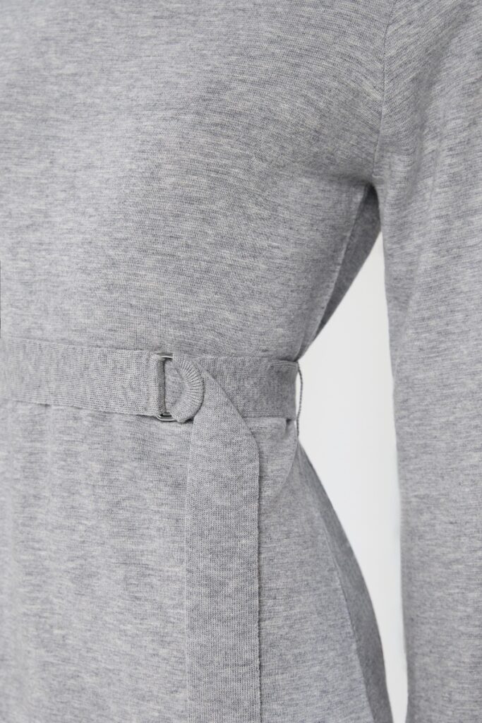sku: W25-00CH0203 | Brand: Marc Andre  | Size: 36 38 40 42 44  | Colors: Серый  | Бренды Marc&Andre | Кашемир | Title: Платье ETERNAL WAVES
