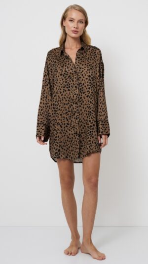sku: KIANNA | Brand: Aruelle  | Size: XSmall Small Medium Large XLarge XXLarge  | Colors: Леопард  | Бренды Aruelle | Домашняя одежда Сорочки | Title: Сорочка KIANNA