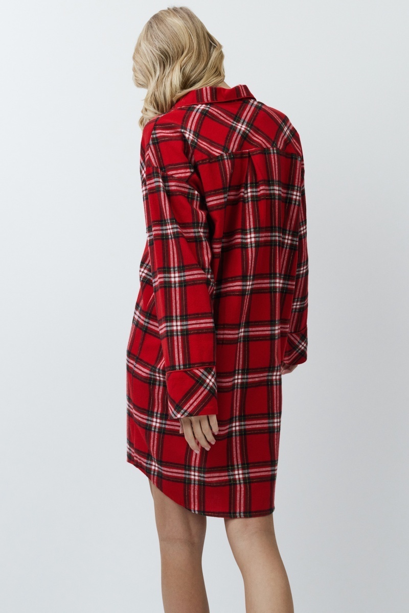 sku: BELL | Brand: Aruelle  | Size: XSmall Small Medium Large XLarge XXLarge  | Colors: Красный  | Бренды Aruelle | Домашняя одежда Сорочки | Title: Сорочка BELL