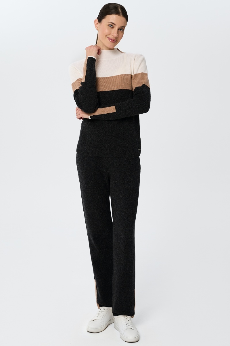 sku: W25-00CH0519 | Brand: Marc Andre  | Size: 36 38 40 42 44 46  | Colors: Цветной  | Бренды Marc&Andre | Кашемир Джемперы | Title: Джемпер URBAN BLOCK