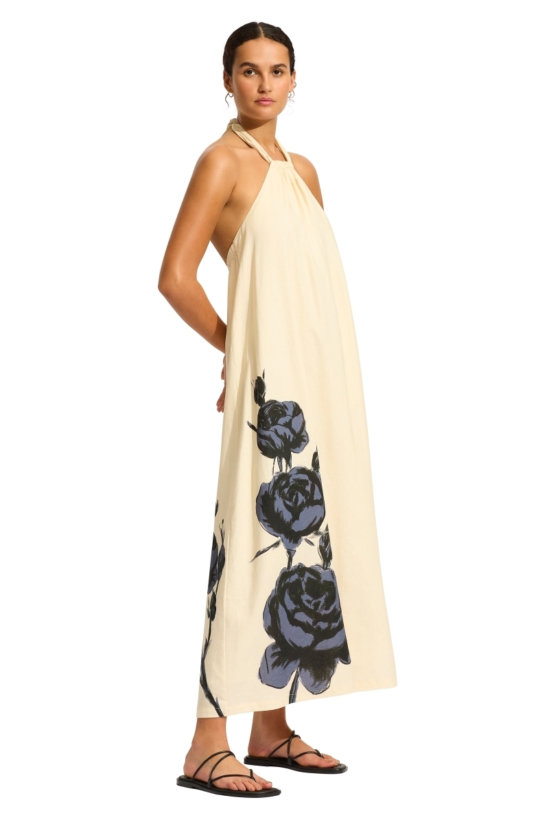 sku: 55487-DR | Brand: Seafolly  | Size: Small Medium Large  | Colors: Черный/экрю  | Бренды Seafolly | Пляжная одежда | Title: Платье