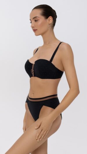 sku: L2514-Y-962 | Brand: Marc Andre  | Size: 36 A 38 A 40 A 42 A 48 C 36 B 36 C 36 D 36 E 38 B 38 C 38 D 38 E 40 B 40 C 40 D 40 E 40 F 42 B 42 C 42 D 42 E 42 F 44 B 44 C 44 D 44 E 44 F 46 B 46 C 46 D 46 E 46 F  | Colors: Черный/Бронзовый  | Бренды Marc&Andre | Купальники Раздельные | Title: Бандо GILDED STAR