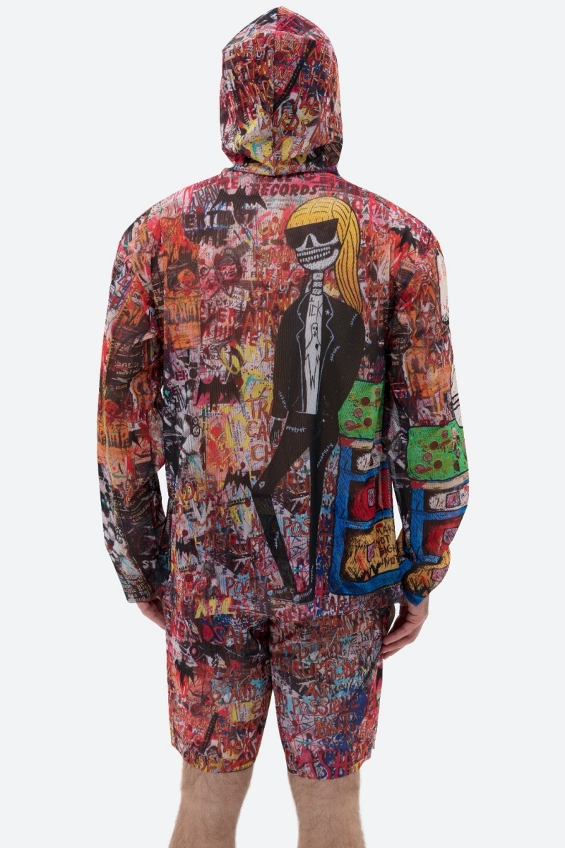 sku: 24003259 | Brand: RoDaSoleil  | Size: XSmall Small Medium Large XLarge XXLarge  | Colors: Цветной  | Бренды RoDaSoleil | Пляжная одежда | Мужская коллекция Пляжная одежда | Title: Футболка СКЕЛЕТ с капюшоном