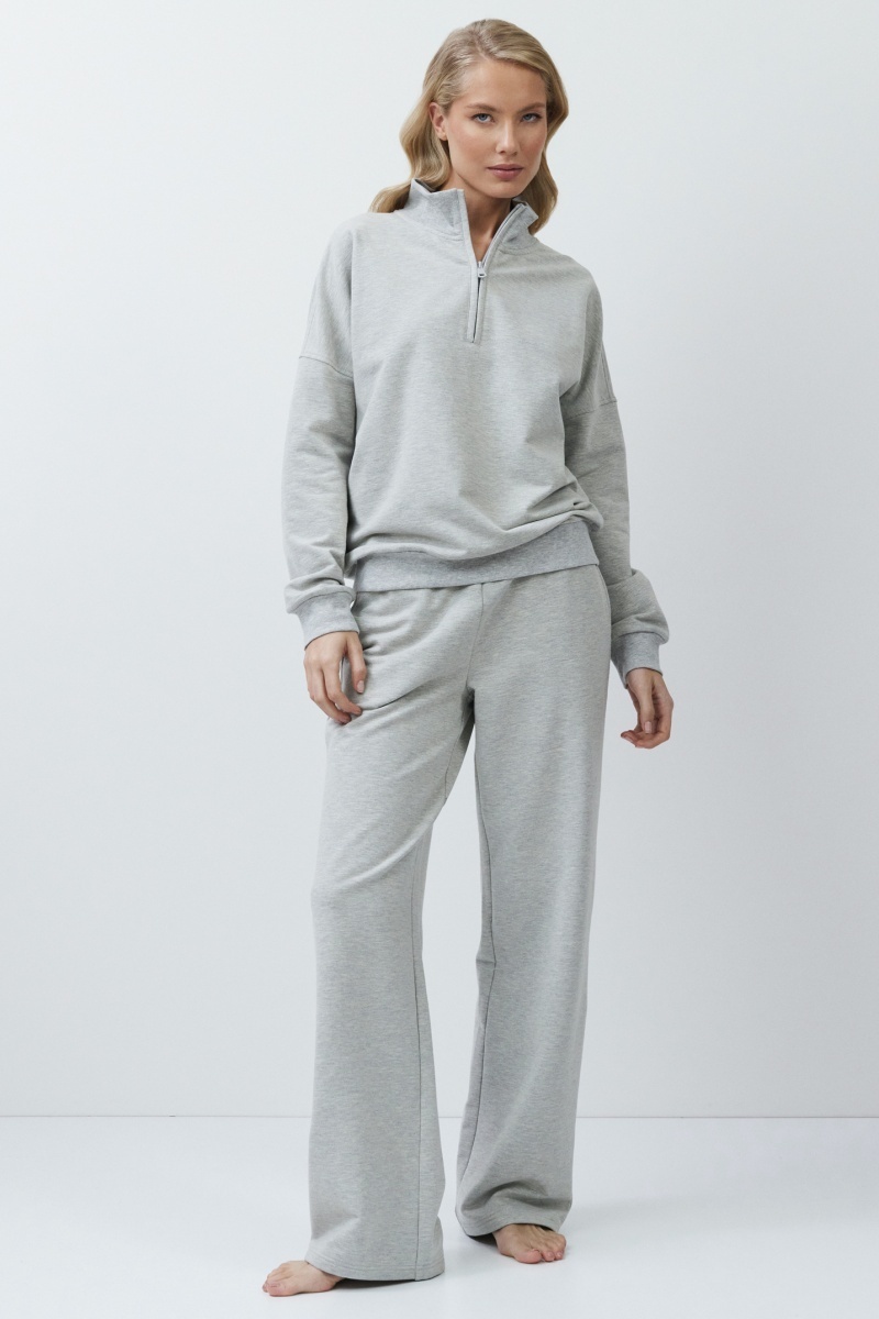 sku: AVY SET | Brand: Aruelle | Size: XSmall Small Medium Large XLarge XXLarge | Colors: Серый | Бренды Aruelle | Домашняя одежда Костюмы | Title: Комплект с брюками AVY SET