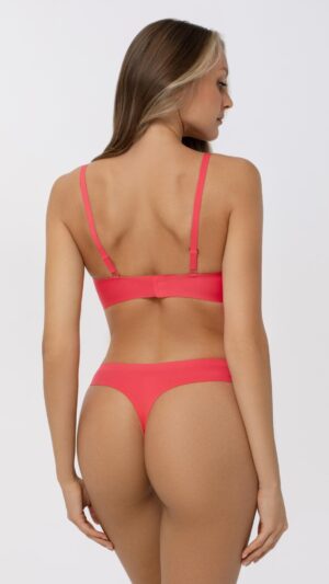 sku: S25-0891-K1-STO-SZ | Brand: Marc Andre  | Size: 36 38 40 42 44  | Colors: Коралл  | Бренды Marc&Andre | Трусы Нижнее белье Стринги | Title: Стринги SECOND SKIN