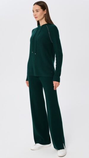 sku: W25-00CH0314 | Brand: Marc Andre  | Size: 36 38 40 42 44 46  | Colors: Изумруд  | Бренды Marc&Andre | Кашемир Джемперы | Title: Джемпер с капюшоном QUITE MOTION