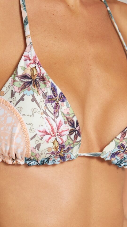 sku: 25011B | Brand: Cosita Linda  | Size: Small Medium Large XLarge  | Colors: Мульти  | Бренды Cosita Linda | Купальники Раздельные | Title: Треугольный топ ROMANTIC HARMONY