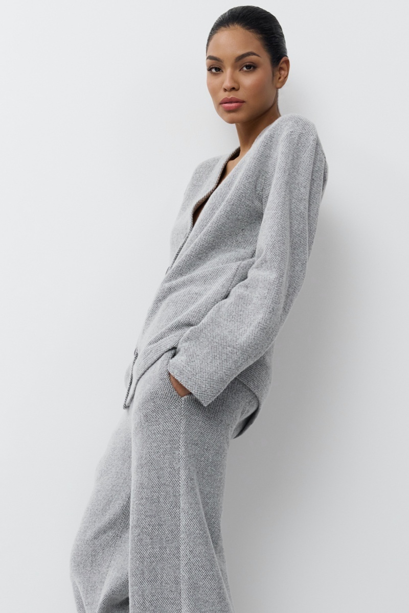 sku: EUGENIE SET | Brand: Aruelle  | Size: Small Medium Large XLarge XXLarge  | Colors: Серый  | Бренды Aruelle | Домашняя одежда Костюмы | Title: Комплект с брюками EUGENIE SET