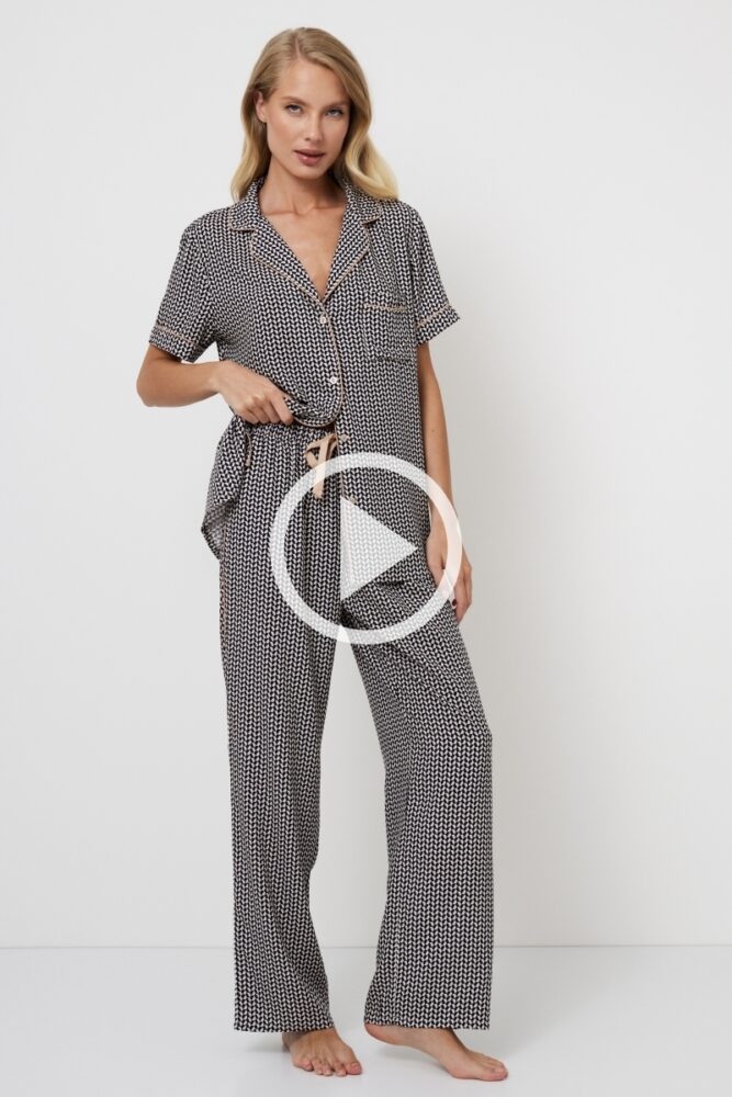 sku: ISOLDA | Brand: Aruelle  | Size: XSmall Small Medium Large XLarge XXLarge  | Colors: Графит  | Бренды Aruelle | Домашняя одежда Пижамы | Title: Пижама с брюками ISOLDA