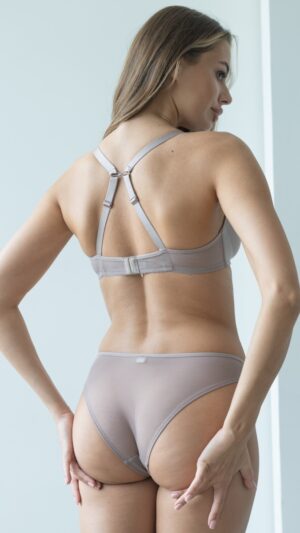 sku: 181084 | Brand: Rose&Petal  | Size: XSmall Small Medium Large XLarge XXLarge  | Colors: Белый Серо-коричневый Телесный Черный  | Бренды Rose&Petal | Трусы Нижнее белье Слипы | Title: Слипы LUMIERE