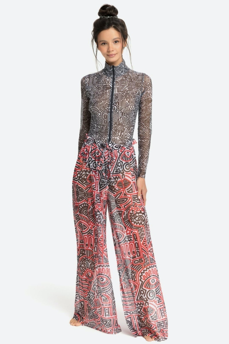 sku: 25002035 | Brand: RoDaSoleil  | Size: Onesize  | Colors: Цветной  | Бренды RoDaSoleil | Пляжная одежда | Title: Брюки DOODLING