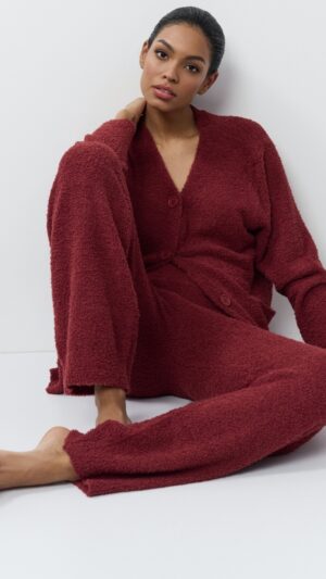 sku: MERRY SET SOFT | Brand: Aruelle  | Size: XSmall Small Medium Large XLarge  | Colors: Бургундское вино  | Бренды Aruelle | Домашняя одежда Костюмы | Title: Комплект с брюками MERRY SET SOFT