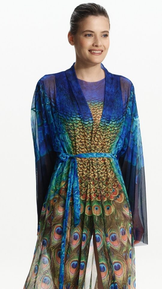 sku: 25002734 | Brand: RoDaSoleil  | Size: Onesize  | Colors: Цветной  | Бренды RoDaSoleil | Пляжная одежда | Title: Халат ПАВЛИН МАЮРА