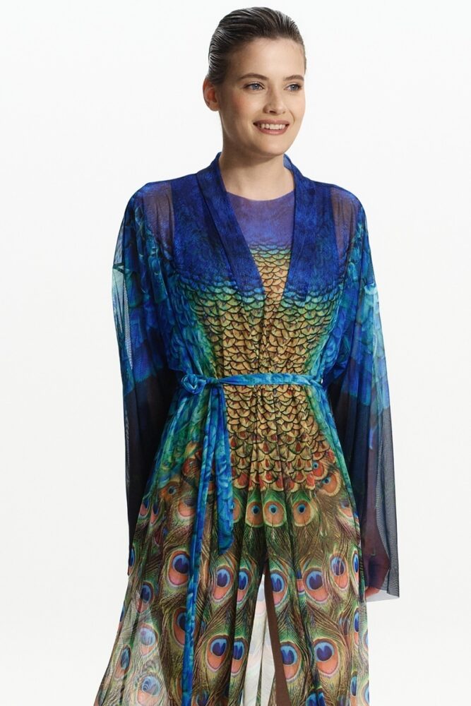 sku: 25002734 | Brand: RoDaSoleil  | Size: Onesize  | Colors: Цветной  | Бренды RoDaSoleil | Пляжная одежда | Title: Халат ПАВЛИН МАЮРА