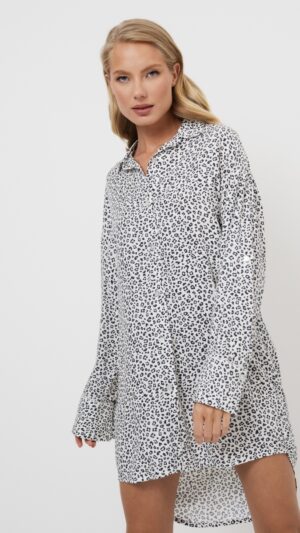 sku: BELLA | Brand: Aruelle  | Size: XSmall Small Medium Large XLarge XXLarge  | Colors: Серый  | Бренды Aruelle | Домашняя одежда Сорочки | Title: Сорочка BELLA