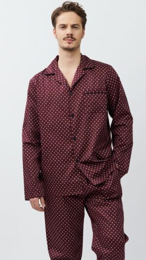 sku: GRANT | Brand: Aruelle  | Size: Small Medium Large XLarge XXLarge  | Colors: Бордовый  | Бренды Aruelle | Мужская коллекция Пижамы | Title: Пижама с брюками GRANT