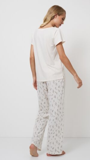 sku: DULCE | Brand: Aruelle  | Size: XSmall Small Medium Large XLarge XXLarge  | Colors: Кремовый  | Бренды Aruelle | Домашняя одежда Пижамы | Title: Пижама с брюками DULCE
