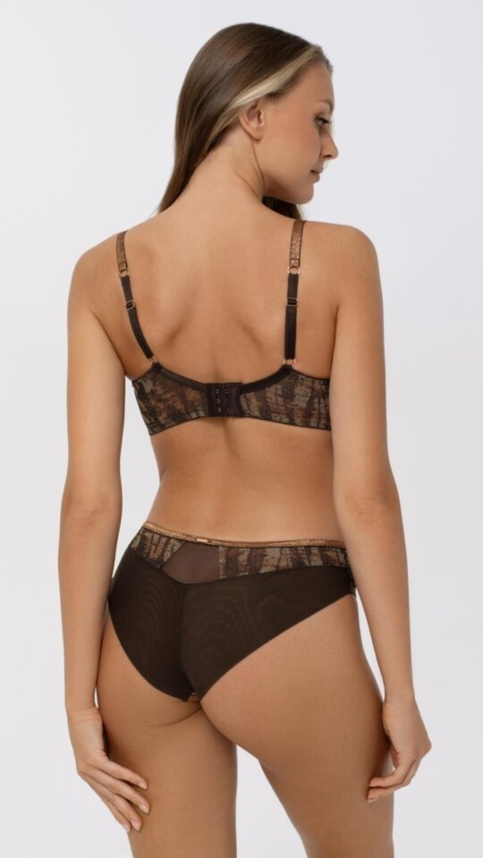 sku: S25-0593-O2-BZO-LZ | Brand: Marc Andre  | Size: 36 38 40 42 44  | Colors: Коричневый  | Бренды Marc&Andre | Трусы Нижнее белье Бразильяна | Title: Бразильяна FEARLESS