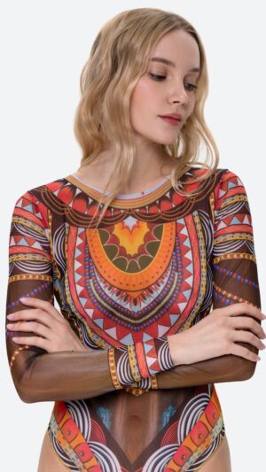 sku: 21001021 | Brand: RoDaSoleil  | Size: XSmall Small Medium Large XLarge  | Colors: Цветной  | Бренды RoDaSoleil | Купальники Слитные | Title: Слитный купальник АФРИКА