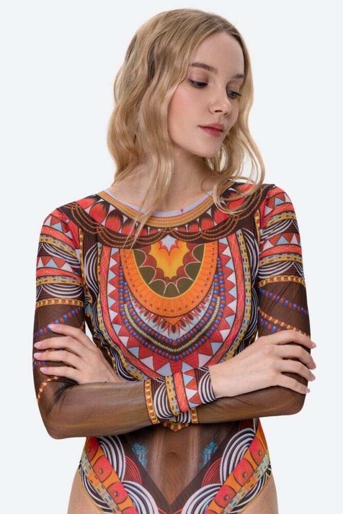 sku: 21001021 | Brand: RoDaSoleil  | Size: XSmall Small Medium Large XLarge  | Colors: Цветной  | Бренды RoDaSoleil | Купальники Слитные | Title: Слитный купальник АФРИКА