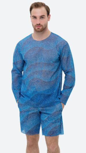 sku: 25981748 | Brand: RoDaSoleil  | Size: Small Medium Large XLarge XXLarge  | Colors: Цветной  | Бренды RoDaSoleil | Пляжная одежда | Мужская коллекция Пляжная одежда | Title: Бермуды ВОЛНА МОЗАИКА